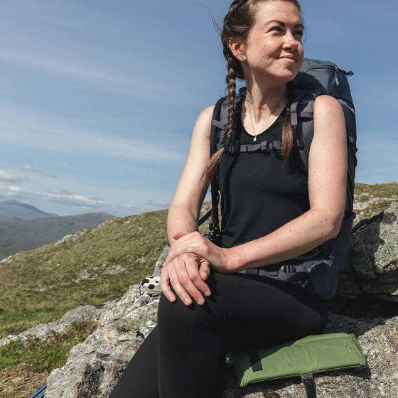 Highlander stuoia pieghevole in nero