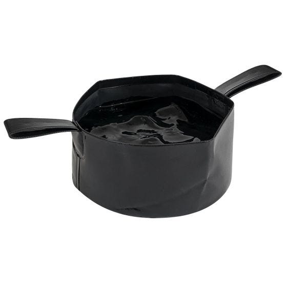 Highlander Ciotola pieghevole PVC 4L - Nero