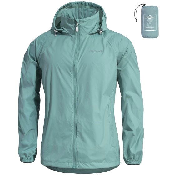 Pentagon Giacca impermeabile Cloudburst Packable Women - Mint