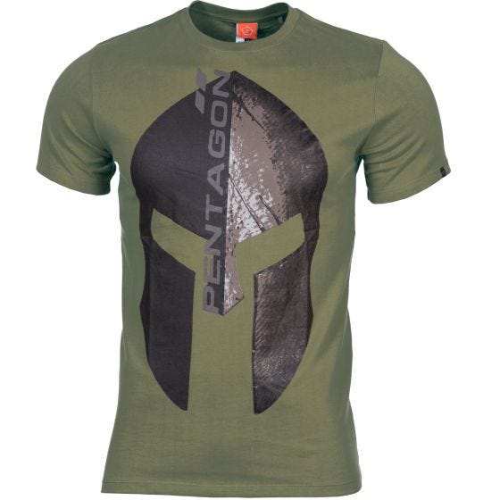 Pentagon T-shirt Ageron Eternity in verde oliva