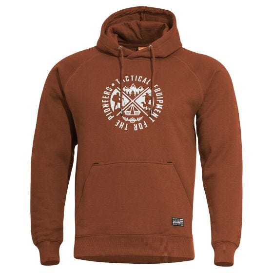 Pentagon Felpa con cappuccio Phaeton Pioneers - Maroon Red