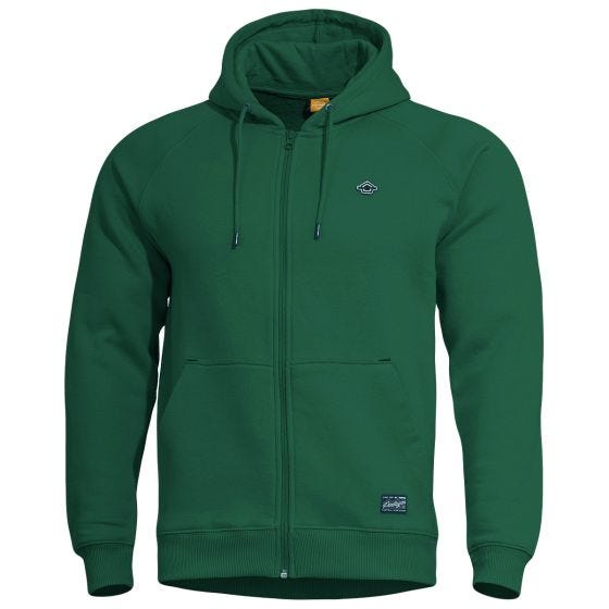 Pentagon Felpa con zip Phaeton - SpringBok Green