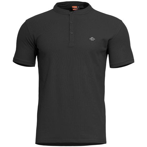 Pentagon T-Shirt Levantes Henley in nero