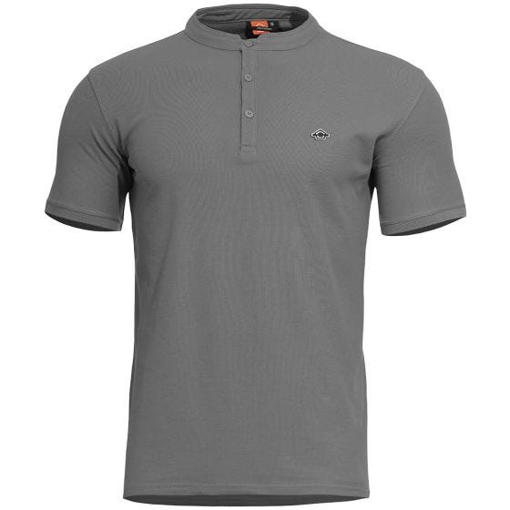 Pentagon T-Shirt Levantes Henley in Wolf Grey