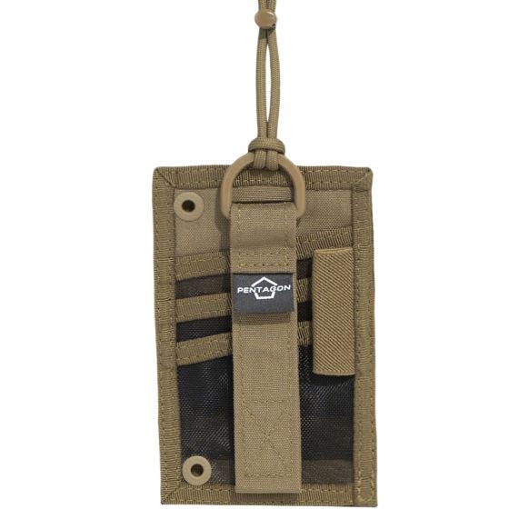 Pentagon Portafoglio ID Card Holder - Coyote