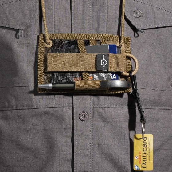 Pentagon Portafoglio ID Card Holder - Coyote