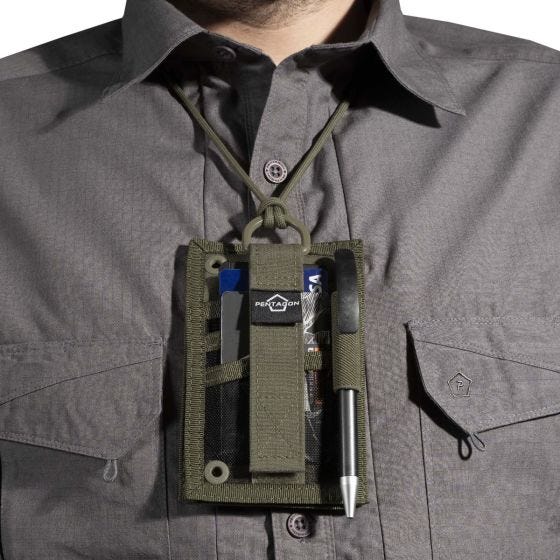 Pentagon Portafoglio ID Card Holder - RAL 7013