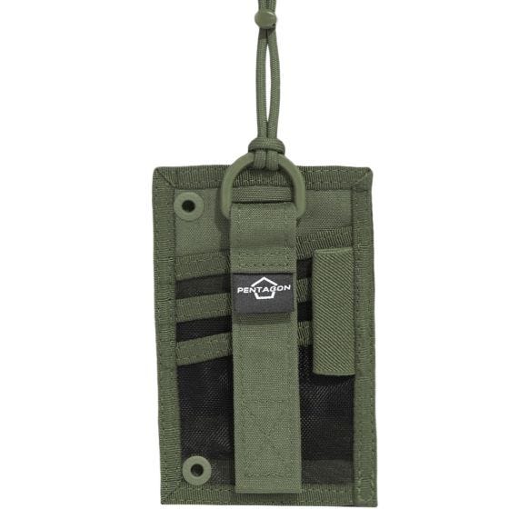 Pentagon Portafoglio ID Card Holder - Oliva