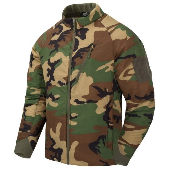 Helikon giacca leggera isolante Wolfhound in US Woodland