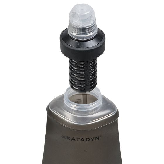 Katadyn sistema filtraggio acqua tattico Befree da 1 L in nero