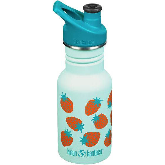 Klean Kanteen borraccia Classic con tappo Sport 355ml - Blue Tint Strawberries