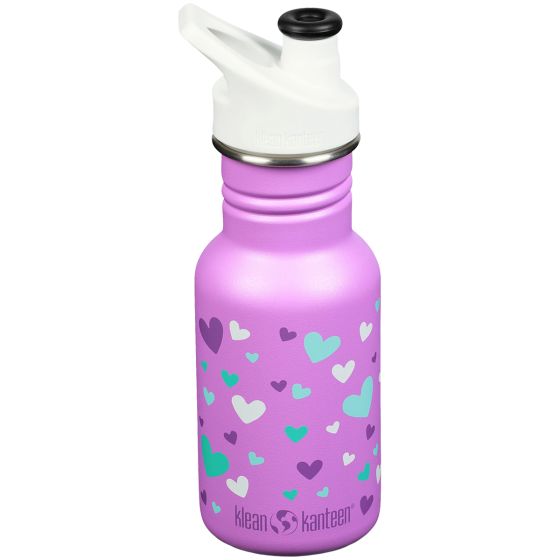 Klean Kanteen borraccia Classic con tappo Sport 355ml - Orchid Hearts