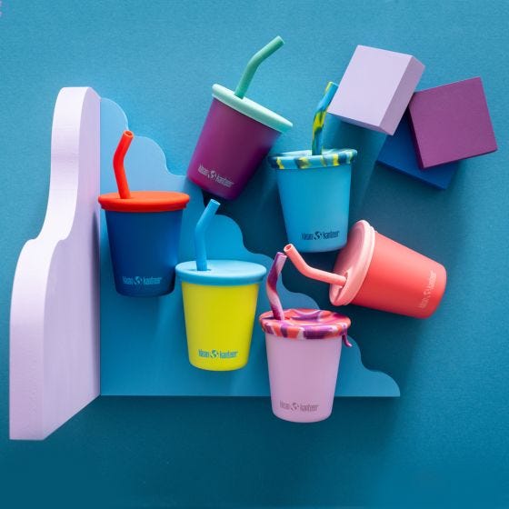 Klean Kanteen Tazza Kids 295ml w/Straw Lid - Sparkling Grape