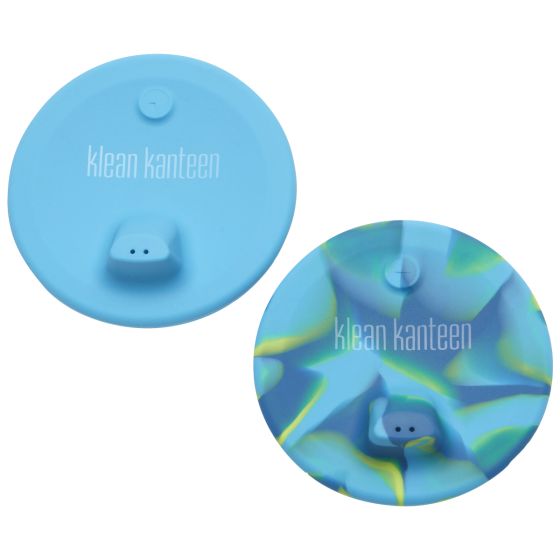 Klean Kanteen Kid's Cup Sippy Lid 2-Pack - blu/blu Tie Dye