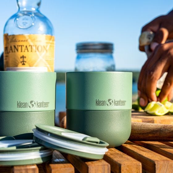 Klean Kanteen Tazza termica Rise 280ml Lowball w/Flip Lid - Sea Spray