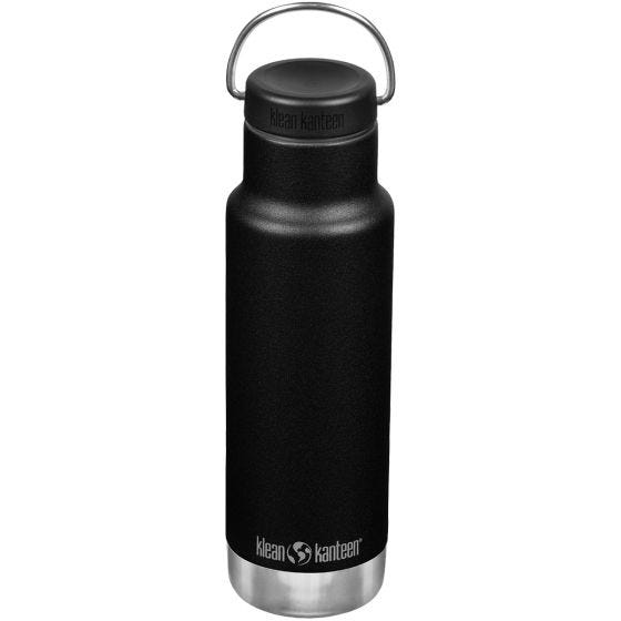 Klean Kanteen borraccia termica classica con tappo ad anello 355ml - Nero