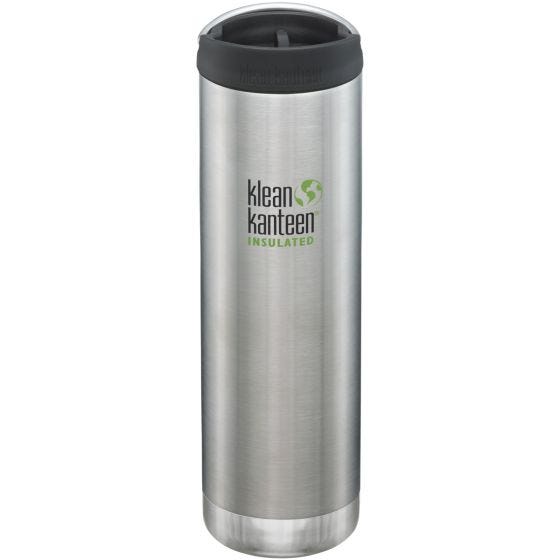Klean Kanteen borraccia termica TKWide con tappo tazza caffè takeaway 591ml in Brushed Stainless