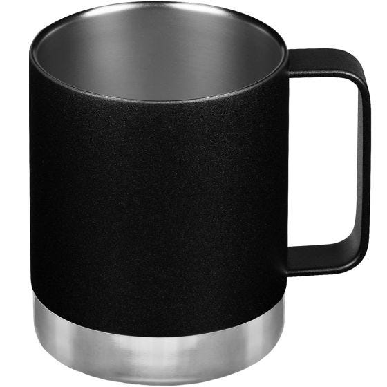 Klean Kanteen 355ml Insulated Camp Mug w/Tumbler Lid - Nero