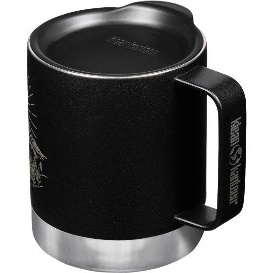 Klean Kanteen 355ml Insulated Camp Mug w/Tumbler Lid - Mountain-Black