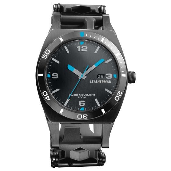 Leatherman orologio Tread Tempo in nero