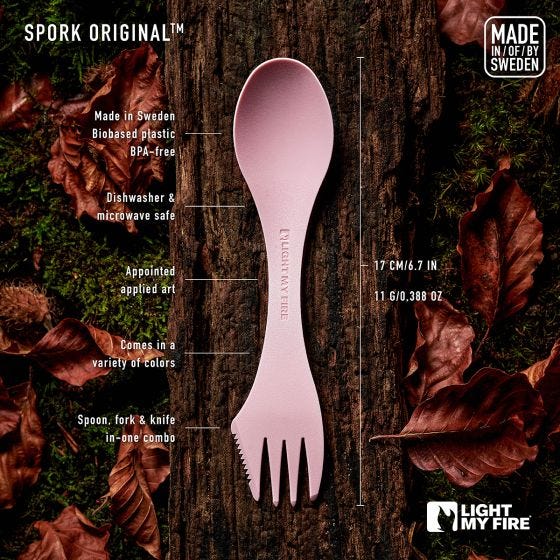 Light My Fire Spork Original Bio - Misty Purple