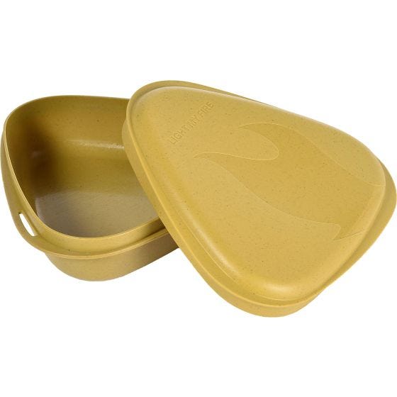 Light My Fire Sacco per il pranzo Bowl´n Lid Bio - Musty Yellow