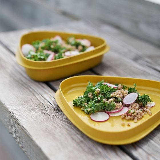 Light My Fire Sacco per il pranzo Bowl´n Lid Bio - Musty Yellow