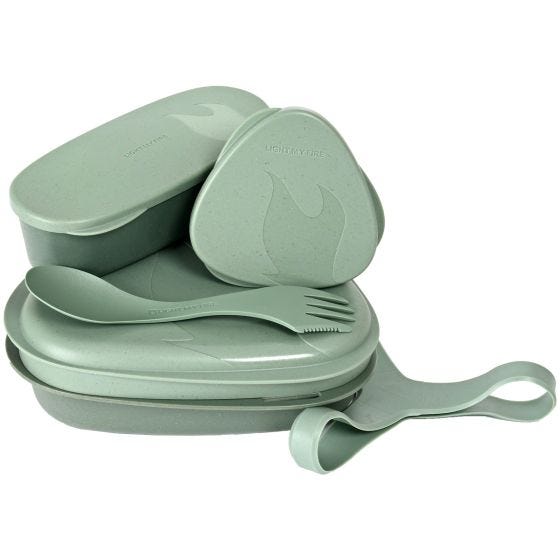 Light My Fire Set di custodie LunchKit Bio 6pcs - Sandy Green