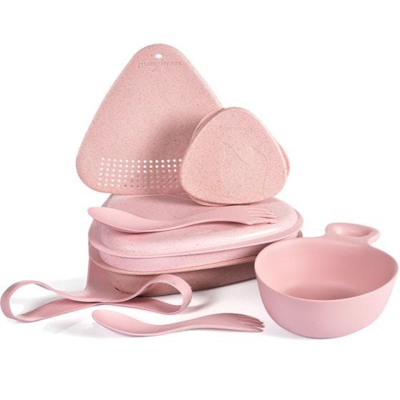 Light My Fire Set di custodie Outdoor MealKit 8pcs - Dusty Pink