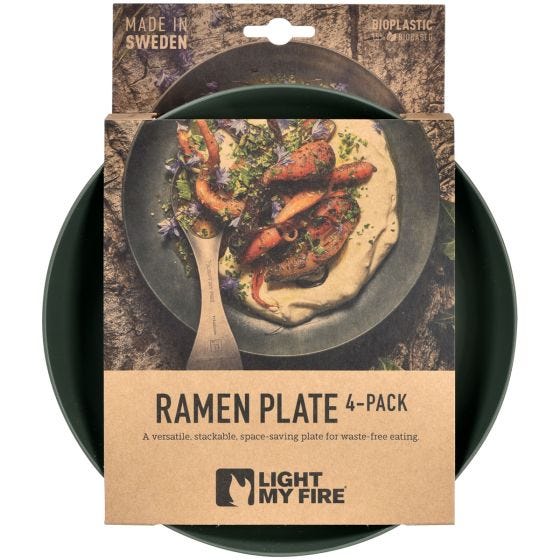 Light My Fire Piatto Ramen 4 pacchi - Sage Green