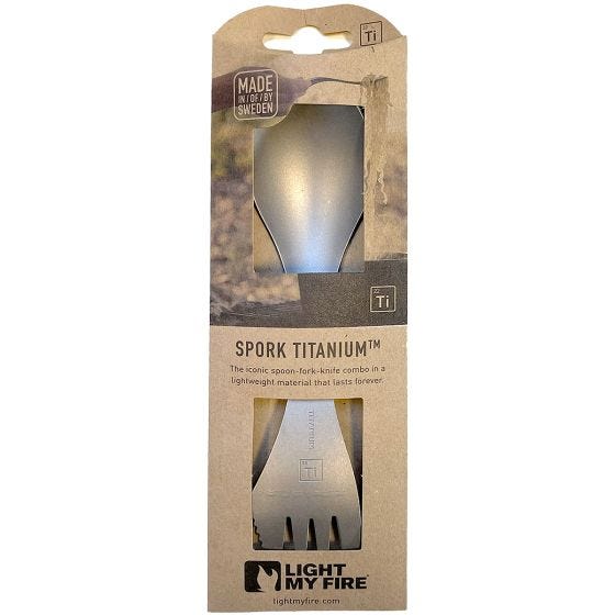 Light My Fire Spork Titanium - Grigio