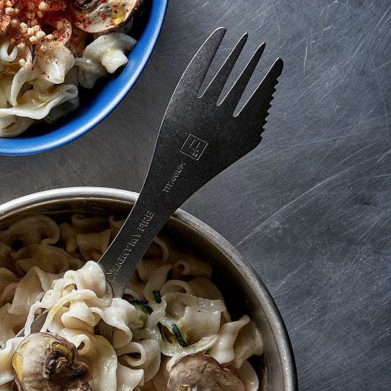Light My Fire Spork Titanium - Grigio