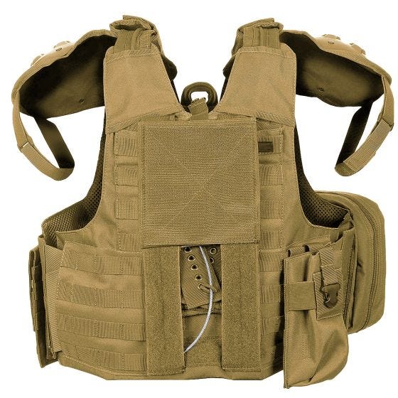 MFH Gilet Combat - Coyote Tan