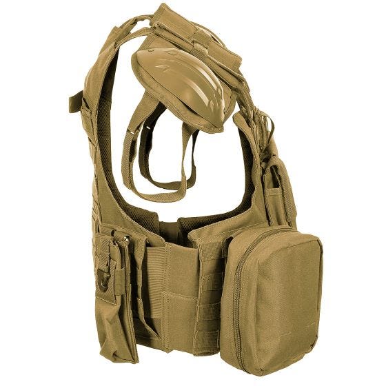 MFH Gilet Combat - Coyote Tan