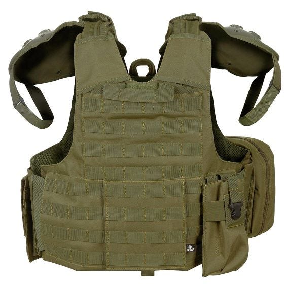 MFH Gilet Combat - verde OD