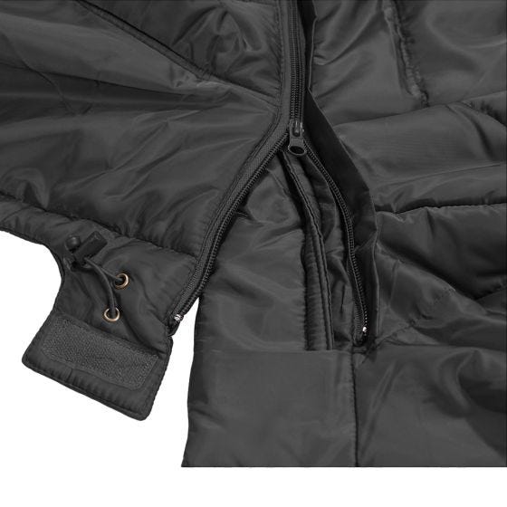 MFH Gilet Lined con cappuccio staccabile - Nero