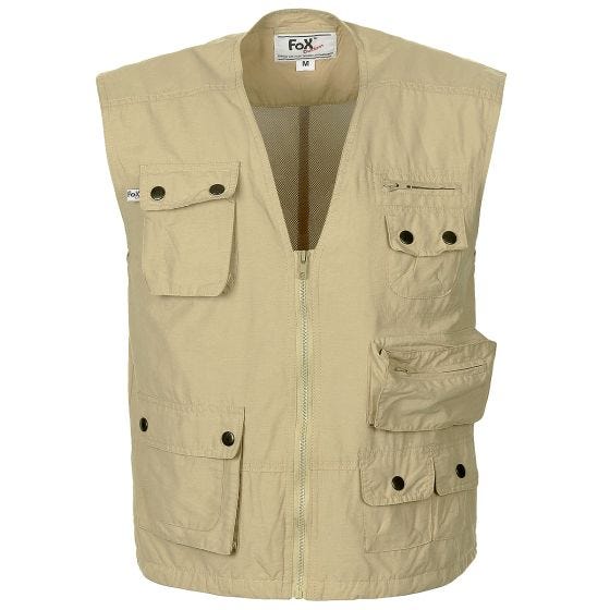 Fox Gilet Outdoor Microfibre - kaki