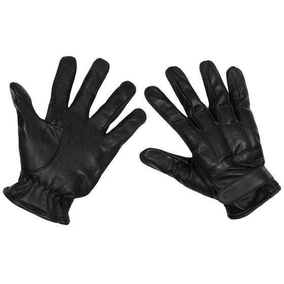 MFH Guanti Leather - Nero