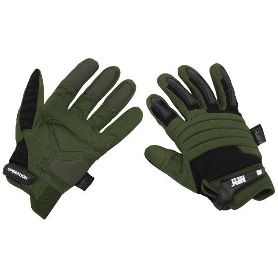 MFH Guanti Multipurpose Operation - Oliva-Nero