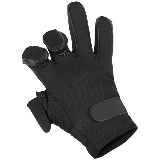 MFH Guanti Mesh Neoprene - Nero