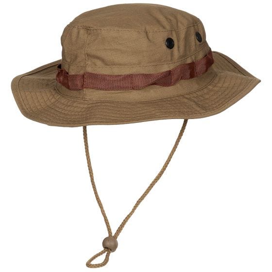 MFH cappello boonie GI in Ripstop Coyote