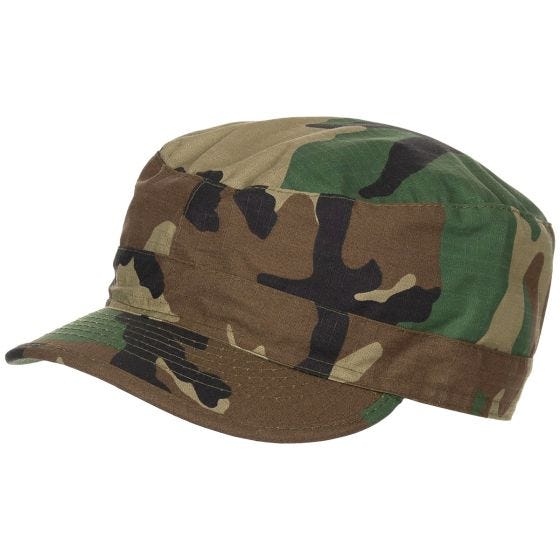 MFH berretto da campo BDU in Ripstop Woodland