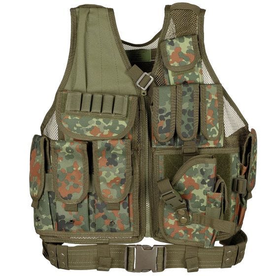 MFH Gilet USMC - Flecktarn