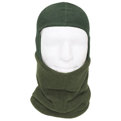 MFH sciarpa in pile con inserto per la testa in OD Green