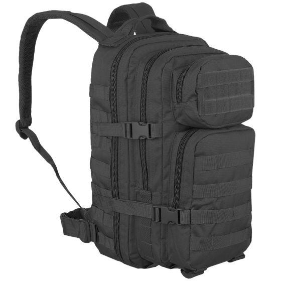 Mil-Tec zaino da assalto small US MOLLE in nero