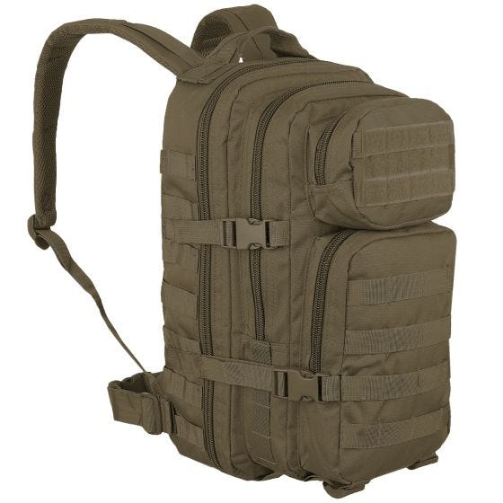 Mil-Tec zaino da assalto small US MOLLE in verde oliva
