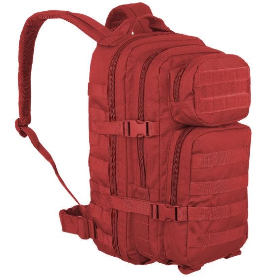 Mil-Tec zaino da assalto small US MOLLE in rosso