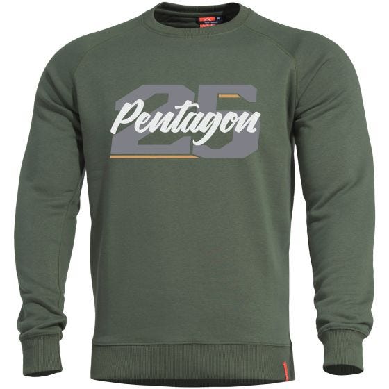 Pentagon felpa Hawk Twenty Five in Camo Green