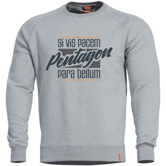Pentagon felpa Hawk Para Bellum in mélange