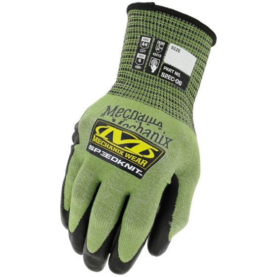 Mechanix Wear Guanti Utility SpeedKnit High Cut - verde